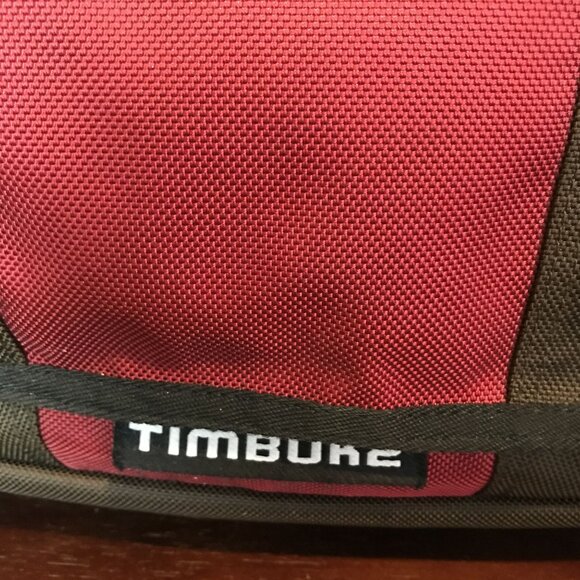 Timbuk2 Nylon Messenger Bag Brown & Red 15 x 12 - Picture 3 of 11
